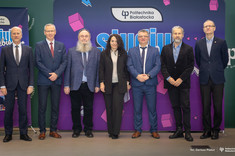 Przedstawiciele władz Politechniki Rzeszowskiej, Politechniki Białostockiej i Politechniki Lubelskiej